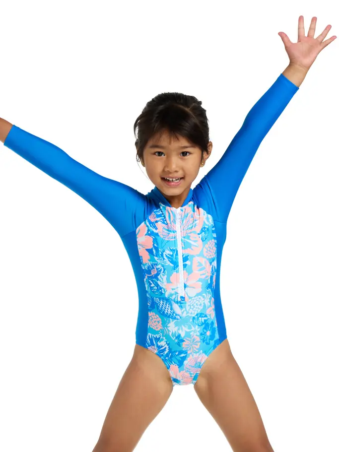 New, view full size image of Front view of Product detail - Girls Bahia Paddle Suit BAHI