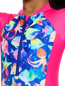 Display front view 3 of Product detail - Girls Bubbles Paddle Suit BUBB