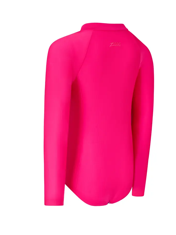 New, view full size image of Front view of Product detail - Girls Bubbles Paddle Suit BUBB