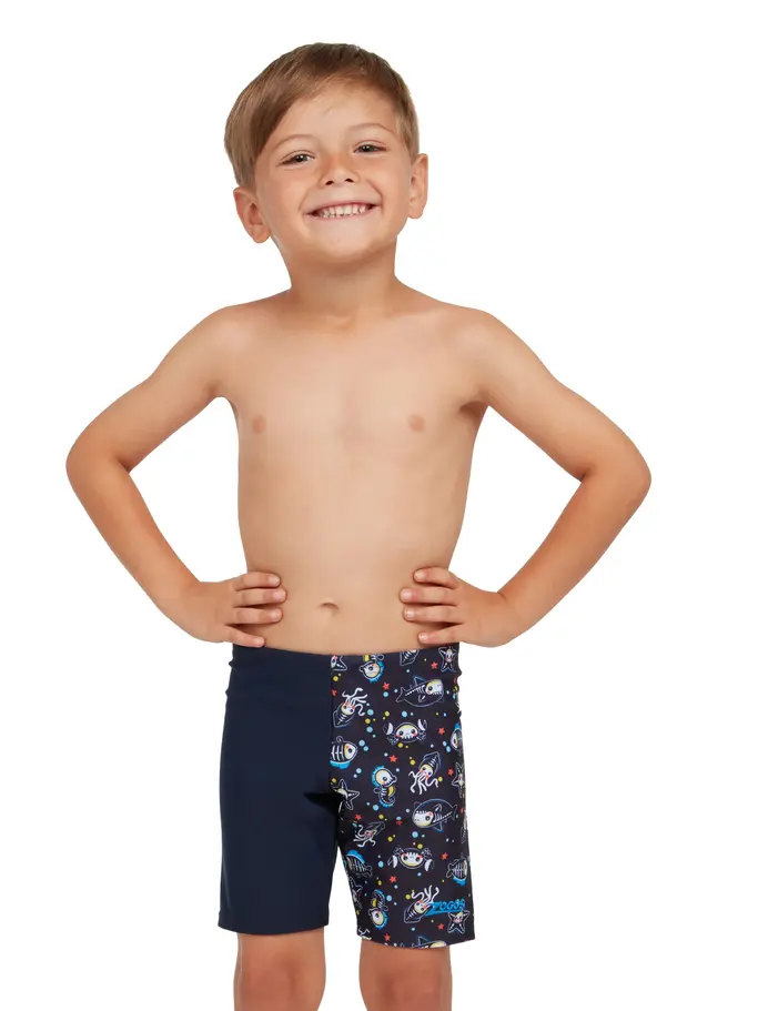Sale, view full size image of Front view of Product detail - Boys Sea Ahoy Midi Jammer SEAH