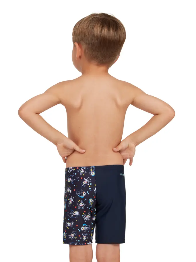 Sale, view full size image of Front view of Product detail - Boys Sea Ahoy Midi Jammer SEAH