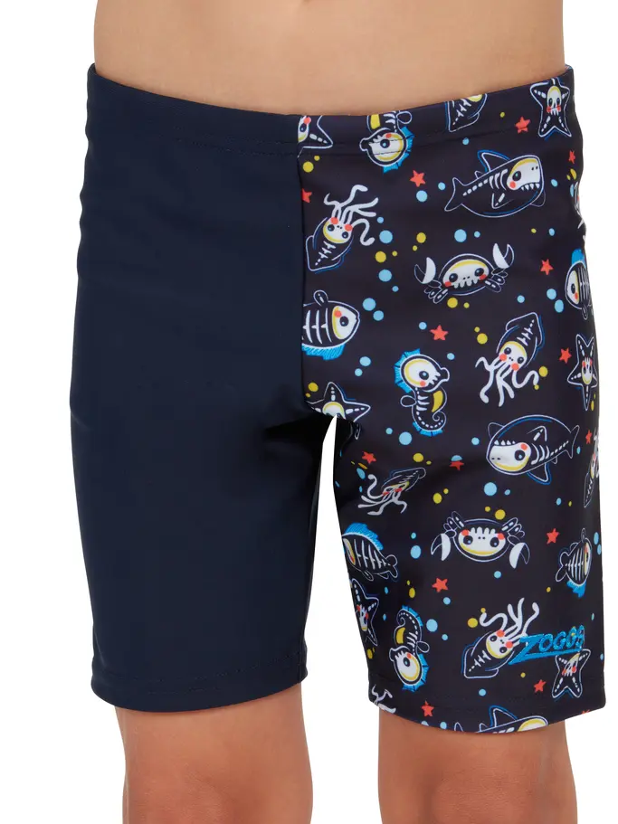 Sale, view full size image of Front view of Product detail - Boys Sea Ahoy Midi Jammer SEAH