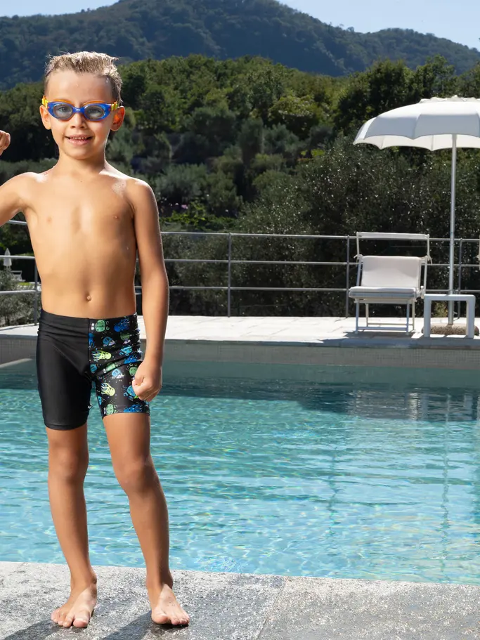Sale, view full size image of Front view of Product detail - Boys Sea Ahoy Midi Jammer SEAH