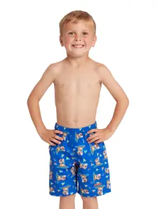 Display front view 1 of Product detail - Boys Hippo Print Watershorts HIPO