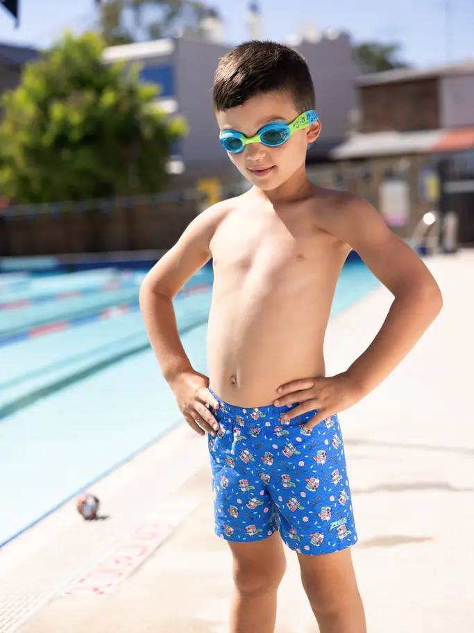 , view full size image of Front view of Product detail - Boys Super Sushi Watershorts SUSU