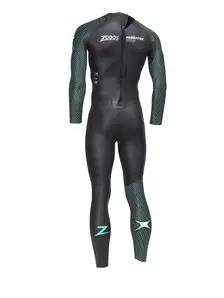 Display front view 2 of Product detail - Mens Predator Tour FS Triathlon Wetsuit black/blue
