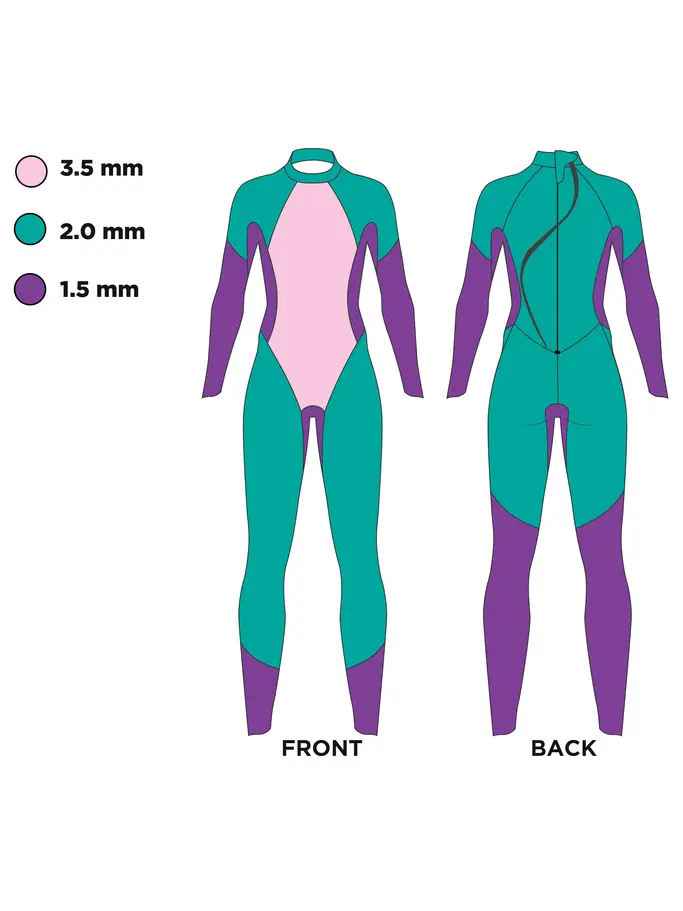 , view full size image of Front view of Product detail - Mens Hypex Ultra FS Triathlon Wetsuit black/yellow