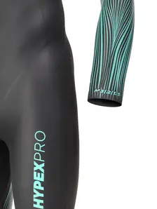 Display front view 3 of Product detail - Mens Hypex Pro FS Triathlon Wetsuit black/blue
