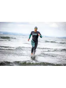 Display front view 4 of Product detail - Mens Hypex Pro FS Triathlon Wetsuit black/blue