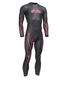 Display front view 1 of Product detail - Mens Hypex Tour FS Triathlon Wetsuit black/red
