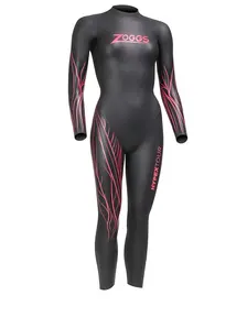 Display front view 1 of Product detail - Womens Hypex Tour FS Triathlon Wetsuit black/red