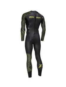 Display front view 2 of Product detail - Mens Explorer Ultra FS Open Water Wetsuit black/yellow