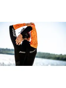 Display front view 3 of Product detail - Womens Explorer Pro FS Open Water Wetsuit black/red