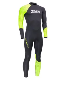 Display front view 1 of Product detail - Mens Explorer Tour FS Open Water Wetsuit black/yellow