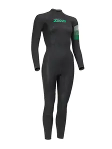 Display front view 1 of Product detail - Womens Scout Tour FS Open Water Wetsuit black/green