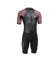 Display front view 1 of Product detail - Rusher Pro FS Swimrun Wetsuit black/red