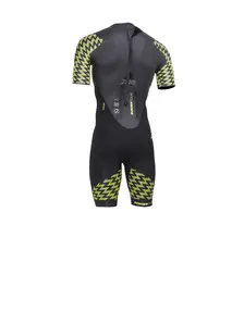 Display front view 2 of Product detail - Rusher Tour FS Swimrun Wetsuit black/yellow