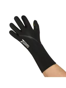 Display front view 2 of Product detail - Zoggs 3mm Neoprene Swimming Gloves black/yellow