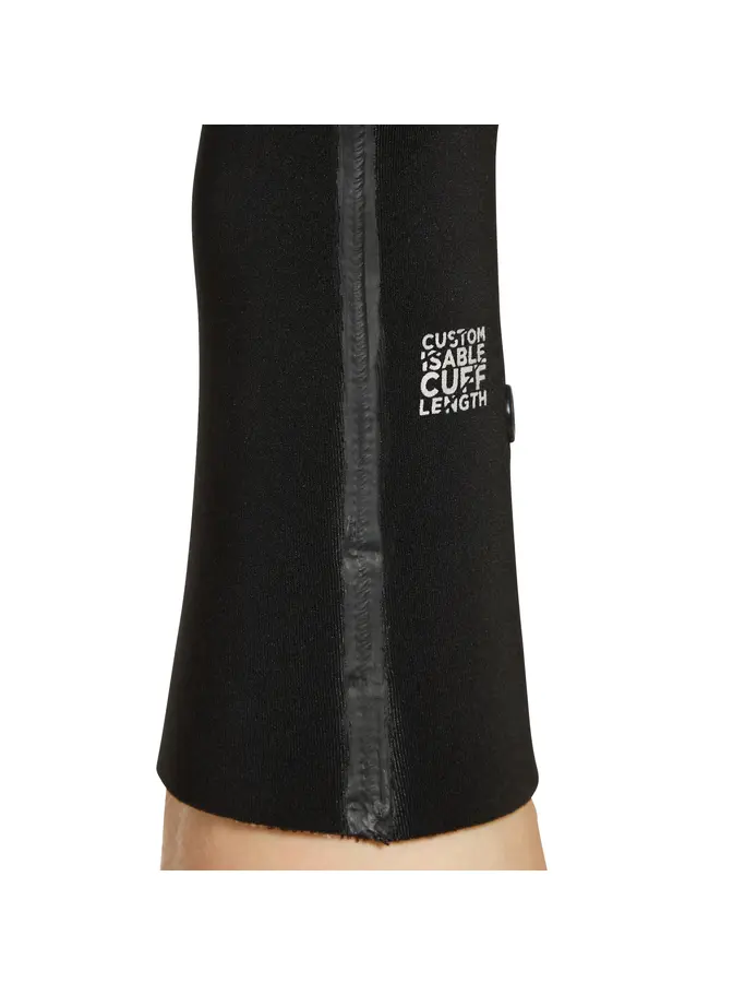New, view full size image of Front view of Product detail - Zoggs 3mm Neoprene Swimming Gloves black/yellow
