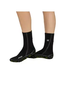 Display front view 4 of Product detail - Zoggs 3mm Neoprene Swimming Socks black/yellow