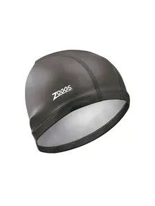Display front view 1 of Product detail - Zoggs Nylon-Spandex PU Coated Swim Cap black