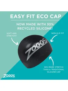 Display front view 2 of Product detail - Easy Fit Eco Swimming Cap black
