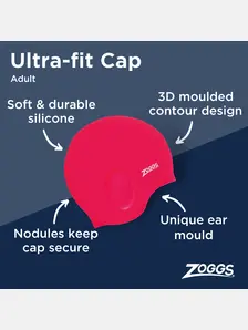 Display front view 2 of Product detail - Ultra Fit Silicone Cap black