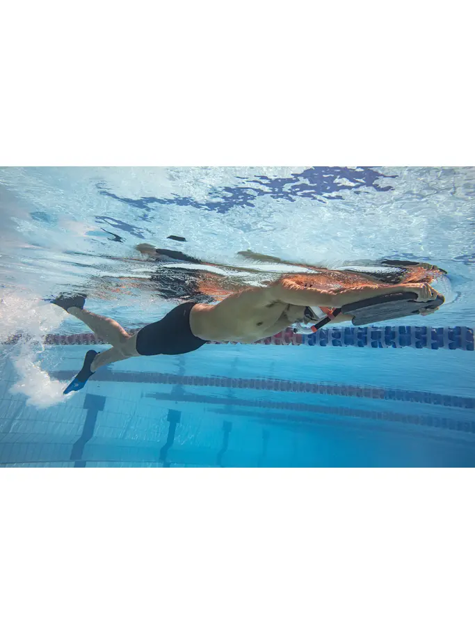 , view full size image of Front view of Product detail - Medium Kickboard black