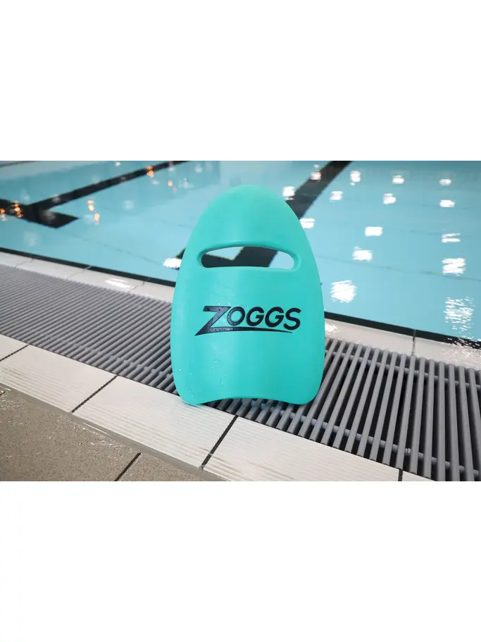 New, view full size image of Front view of Product detail - Small Kickboard turquoise