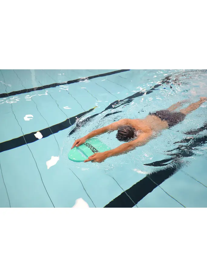 New, view full size image of Front view of Product detail - Small Kickboard turquoise