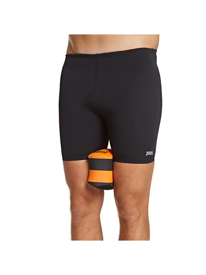 , view full size image of Front view of Product detail - Pull Buoy black/orange