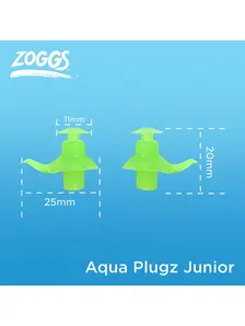 Display front view 4 of Product detail - Aqua Plugz Junior Ear Plugs orange