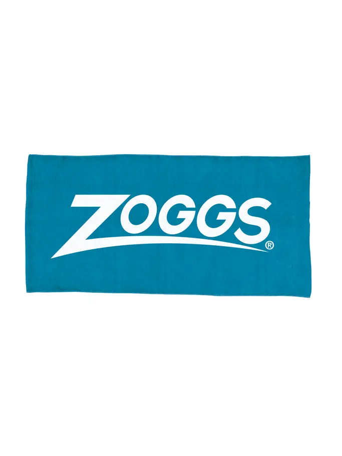 , Ansicht Großes Bild der Vorderseite Product detail - Zoggs Unisex Adult Swimming Pool Towel blue