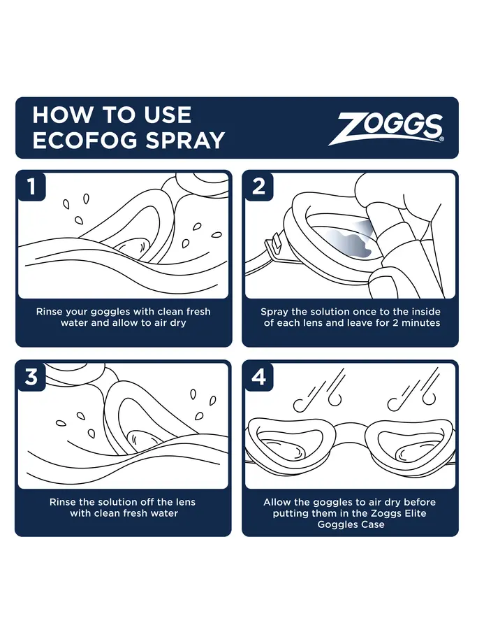 , Ansicht Großes Bild der Vorderseite Product detail - EcoFog Anti Fog Goggle Spray