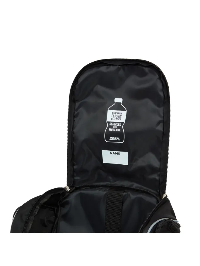 Out of Stock, view full size image of Front view of Product detail - Planet Backpack black