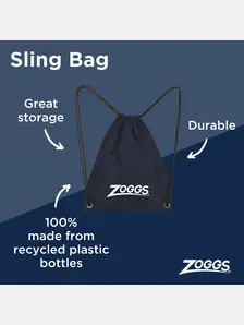 Display front view 4 of Product detail - Swimming Sling Bag black