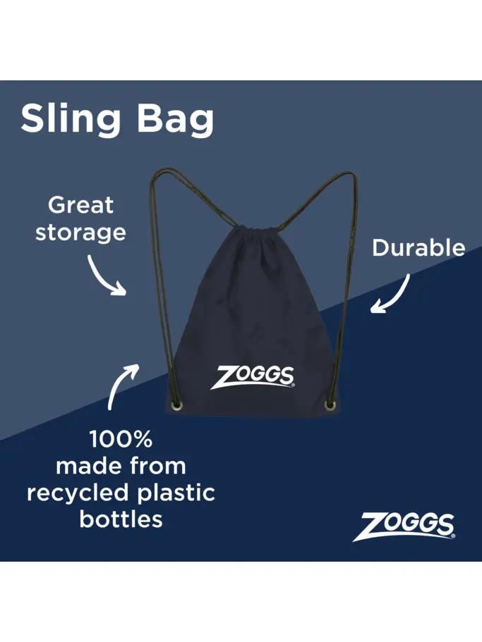 , view full size image of Front view of Product detail - Swimming Sling Bag black