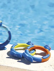 Display front view 1 of Product detail - Zoggy Dive Rings