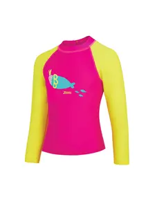 Display front view 5 of Product detail - Girls Sea Queen Long Sleeve Sun Top SEQE