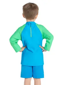 Display front view 3 of Product detail - Boys Super Star Long Sleeve Sun Top SPST