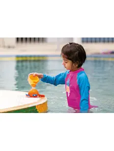 Display front view 3 of Product detail - Watering Can Bath or Pool Swim Toy blue