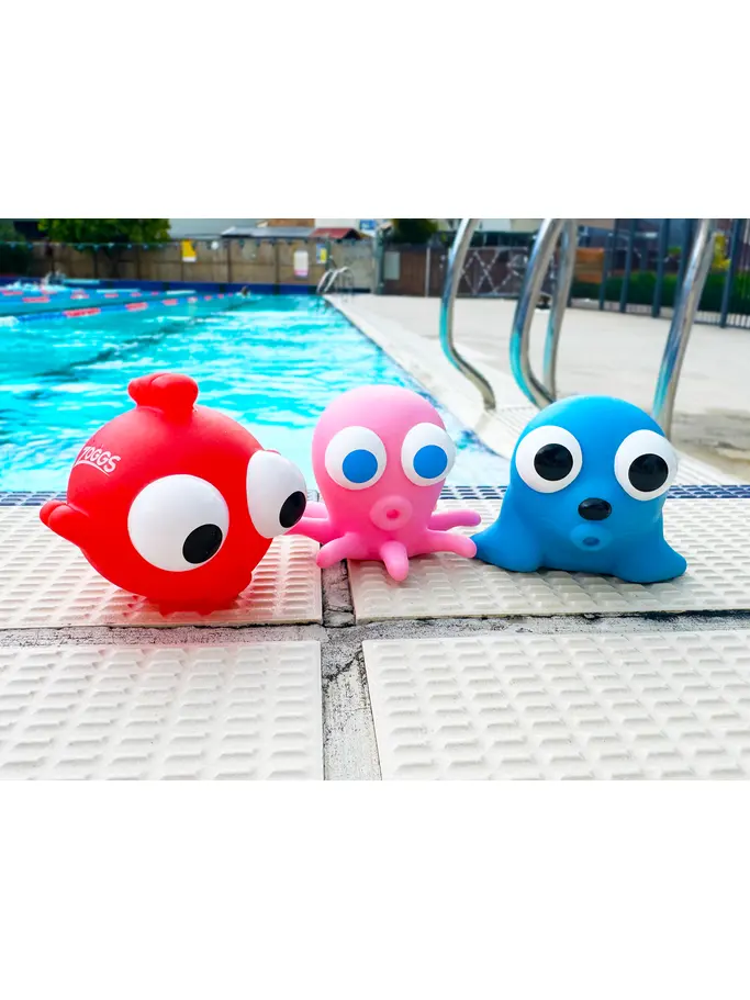 New, view full size image of Front view of Product detail - Float Friends 3PC Water Toy AST