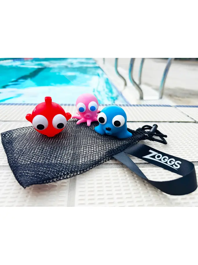 New, view full size image of Front view of Product detail - Float Friends 3PC Water Toy AST