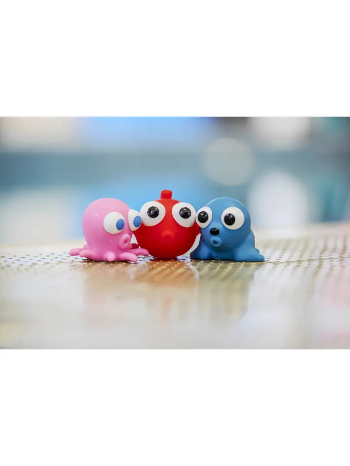 New, view full size image of Front view of Product detail - Float Friends 3PC Water Toy AST