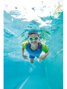 Display front view 3 of Product detail - Sea Saw Water Wings Vest blue