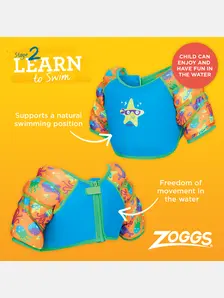Display front view 4 of Product detail - Sea Saw Water Wings Vest blue