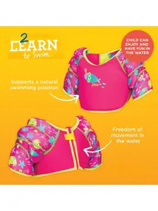 Display front view 4 of Product detail - Sea Unicorn Water Wings Vest