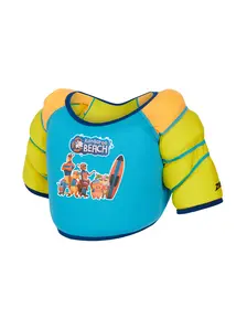 Display front view 1 of Product detail - Kangaroo Beach Water Wings Vest blue/yellow
