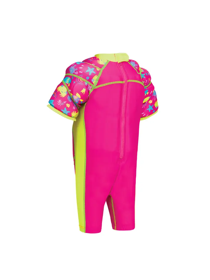 Sale, view full size image of Front view of Product detail - Sea Queen Water Wings Float Suit SQAU