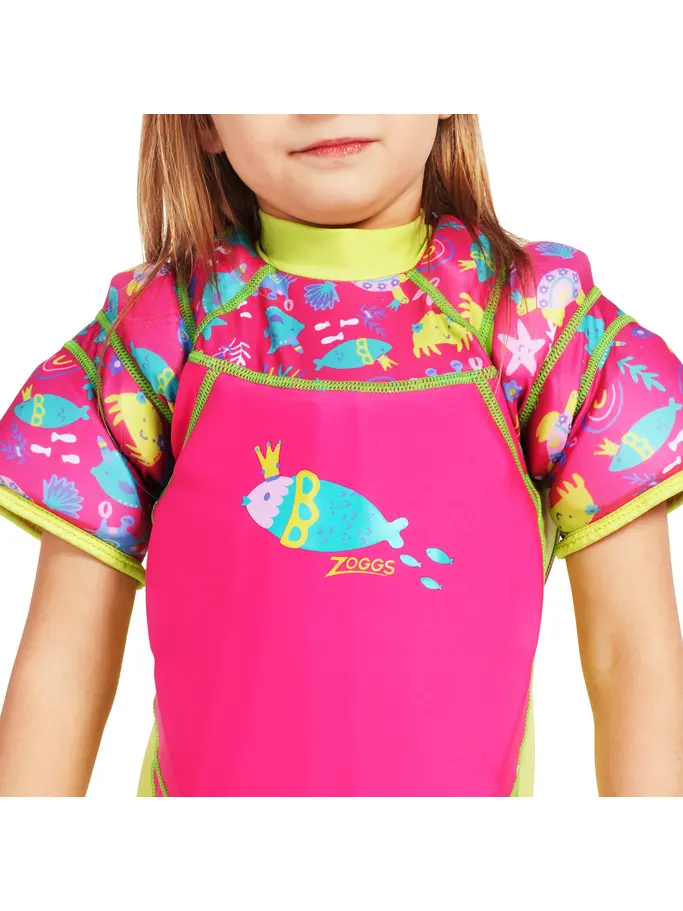 Sale, view full size image of Front view of Product detail - Sea Queen Water Wings Float Suit SQAU